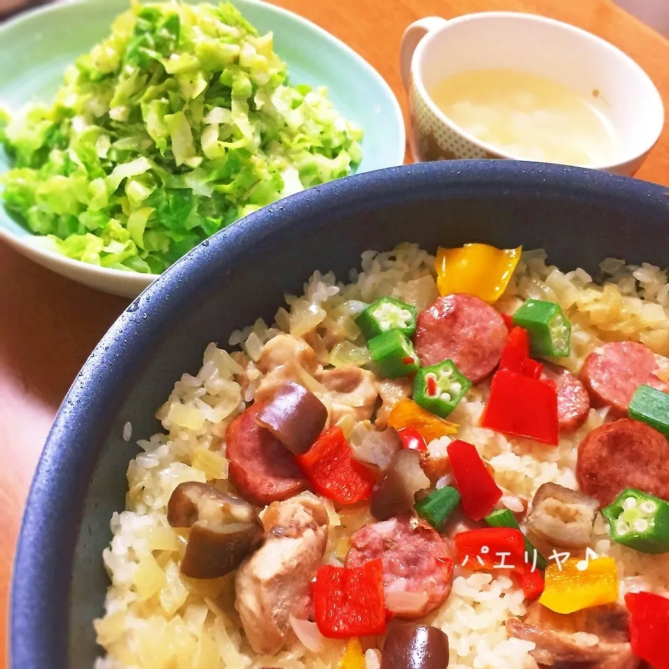 ＊おうちでフライパン・パエリヤ♪＊|ultramarineさん