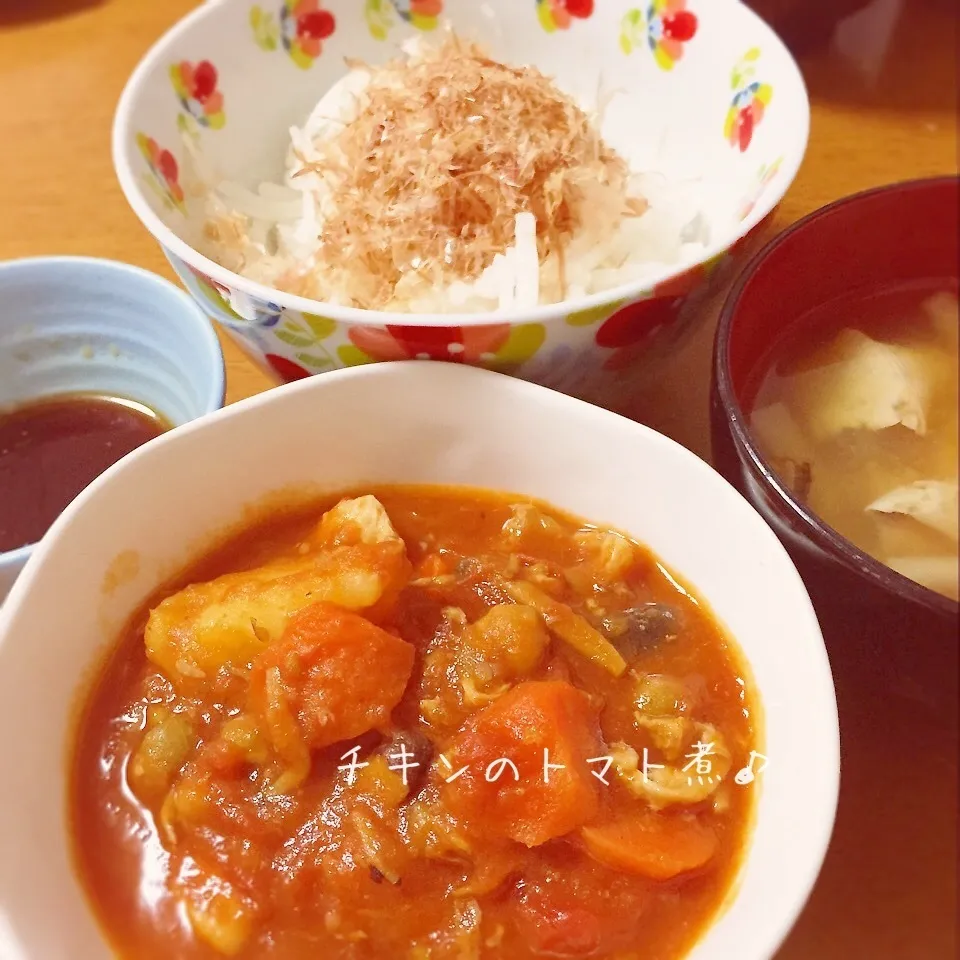 Snapdishの料理写真:＊チキンのトマト煮シチュー♪＊|ultramarineさん