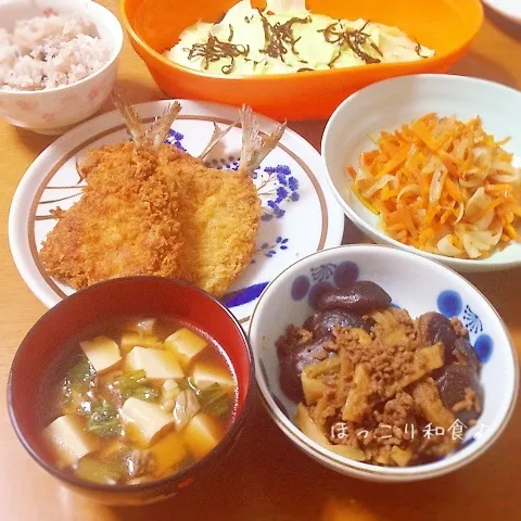 Snapdishの料理写真:＊ほっこり和食❤︎切干しのそぼろ煮＊|ultramarineさん