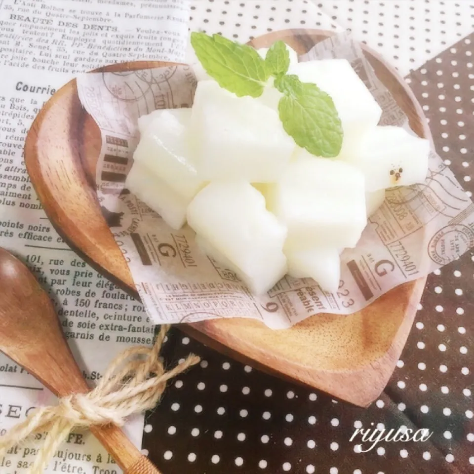 片栗粉使って簡単♥ぷるぷる〜♥もっちりミルクもち|riyusaさん