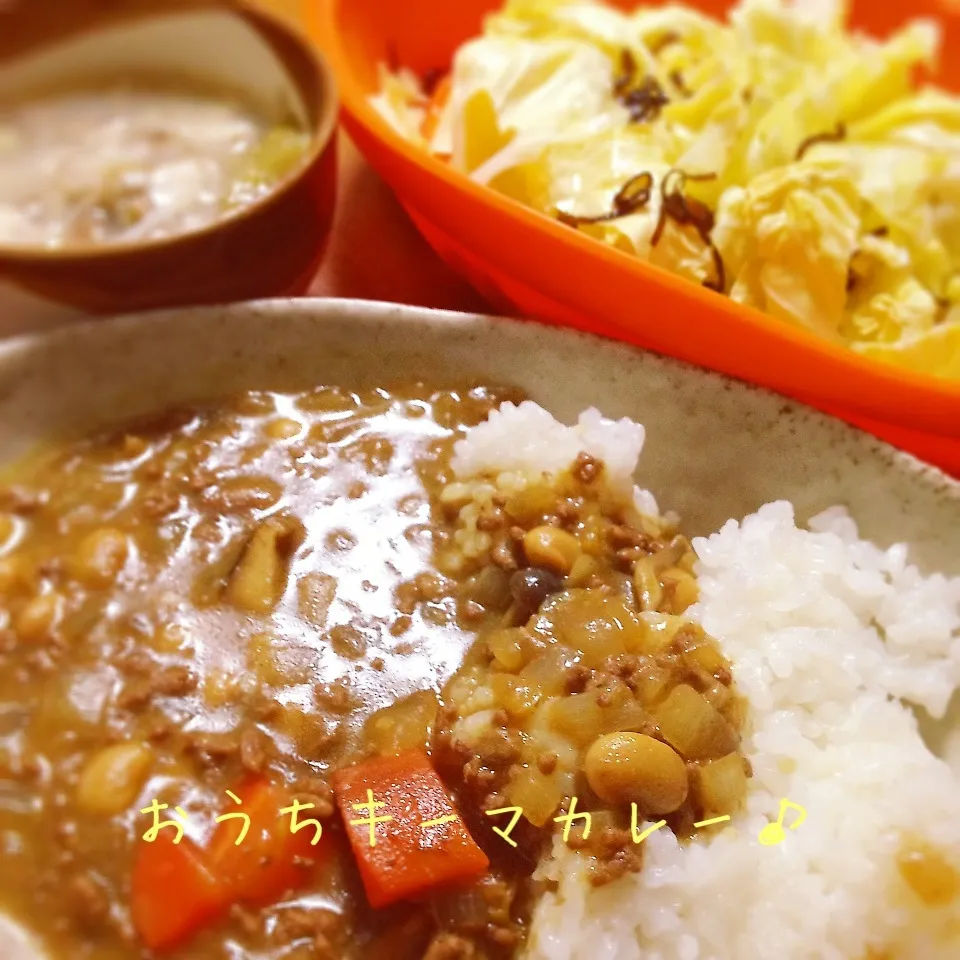 Snapdishの料理写真:＊おうちキーマカレー(^o^)＊|ultramarineさん