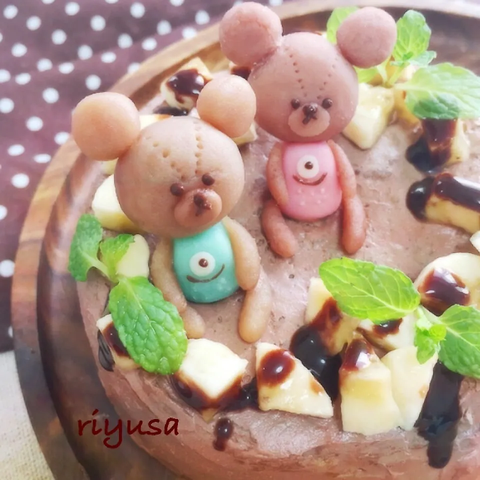 子供の日を先取り♡鯉のぼりジャッキーで♡バースデーケーキ|riyusaさん