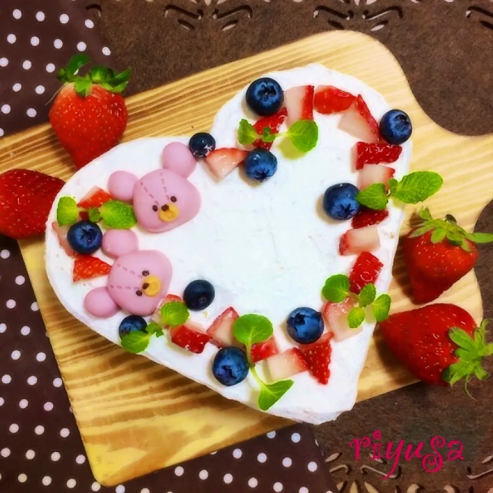 ♡即席ジャッキーケーキでおめでとう♡|riyusaさん