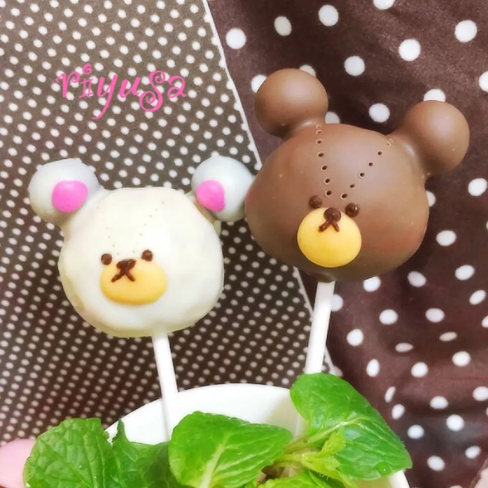 友チョコにどぉぞ！ジャッキー&デイビッドのロリポップチョコ！|riyusaさん