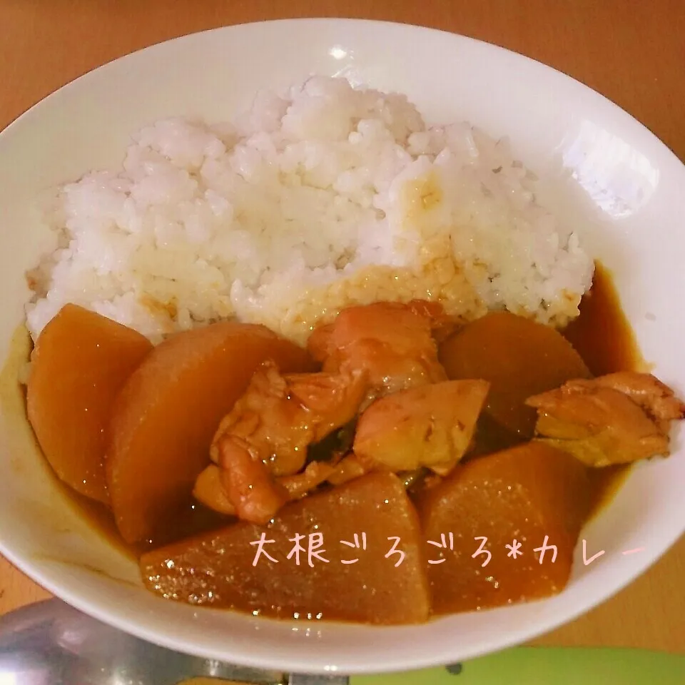 Snapdishの料理写真:大根ごろごろ*カレー|kiiさん