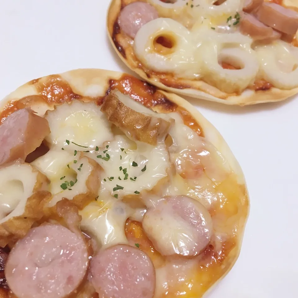 フライパンでピザ🍕スーパーパリパリ！|まちゃこさん