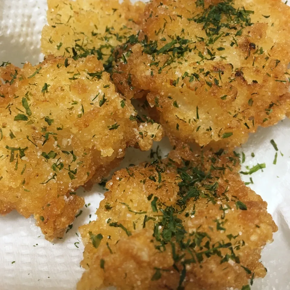 さっくりもっちり💕余りご飯で、のり塩おかき|まちゃこさん