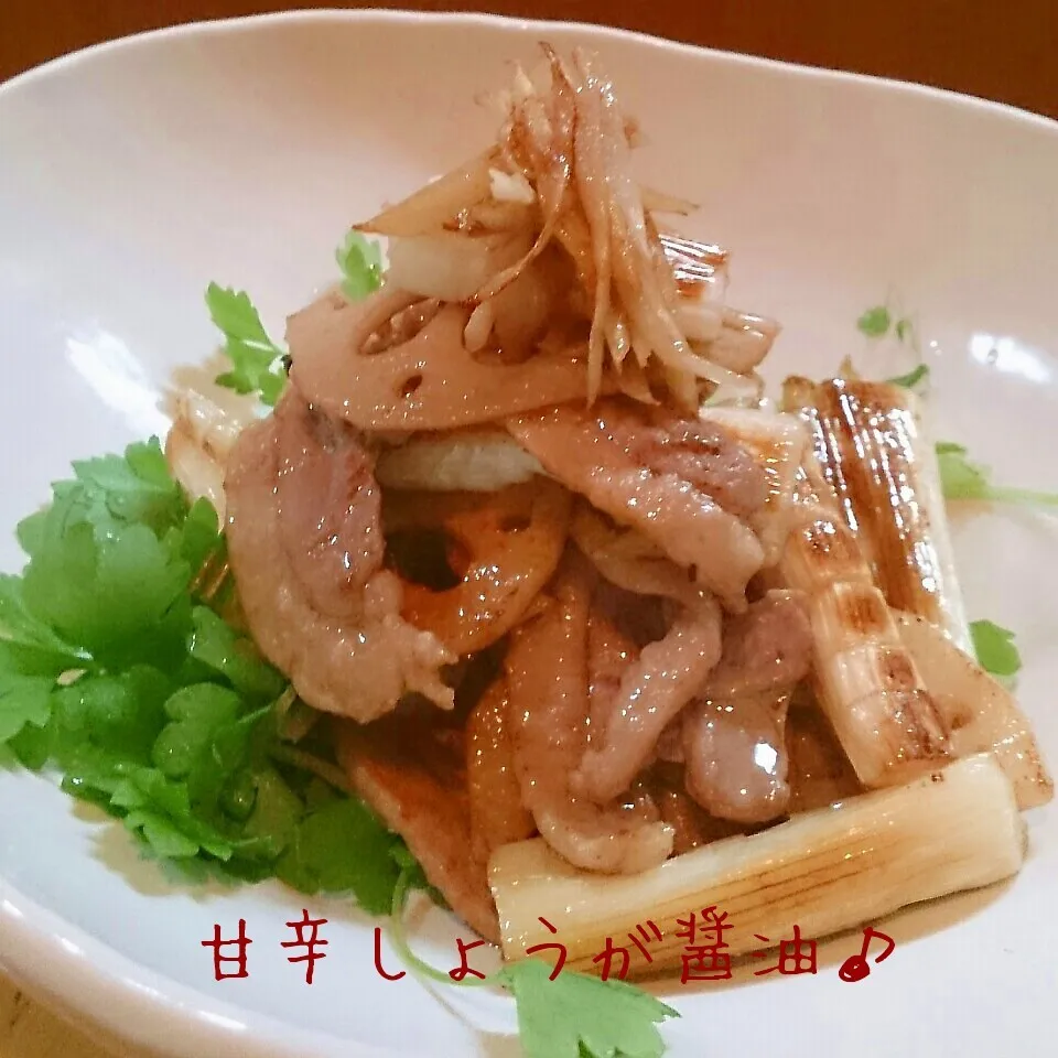 Snapdishの料理写真:鴨ロースと野菜のソテー|mi_neneco♪さん