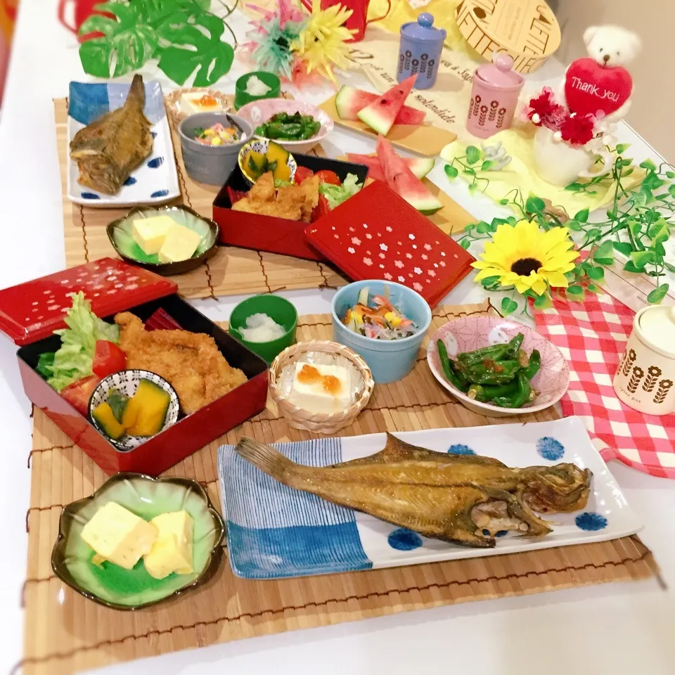 Snapdishの料理写真:（;￣O￣）夏休み 娘バイトで水入らず(笑)|ぷらっとさん