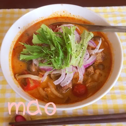 酸っぱ辛♫トムヤムクンラーメン♫|mao's simple kitchenさん