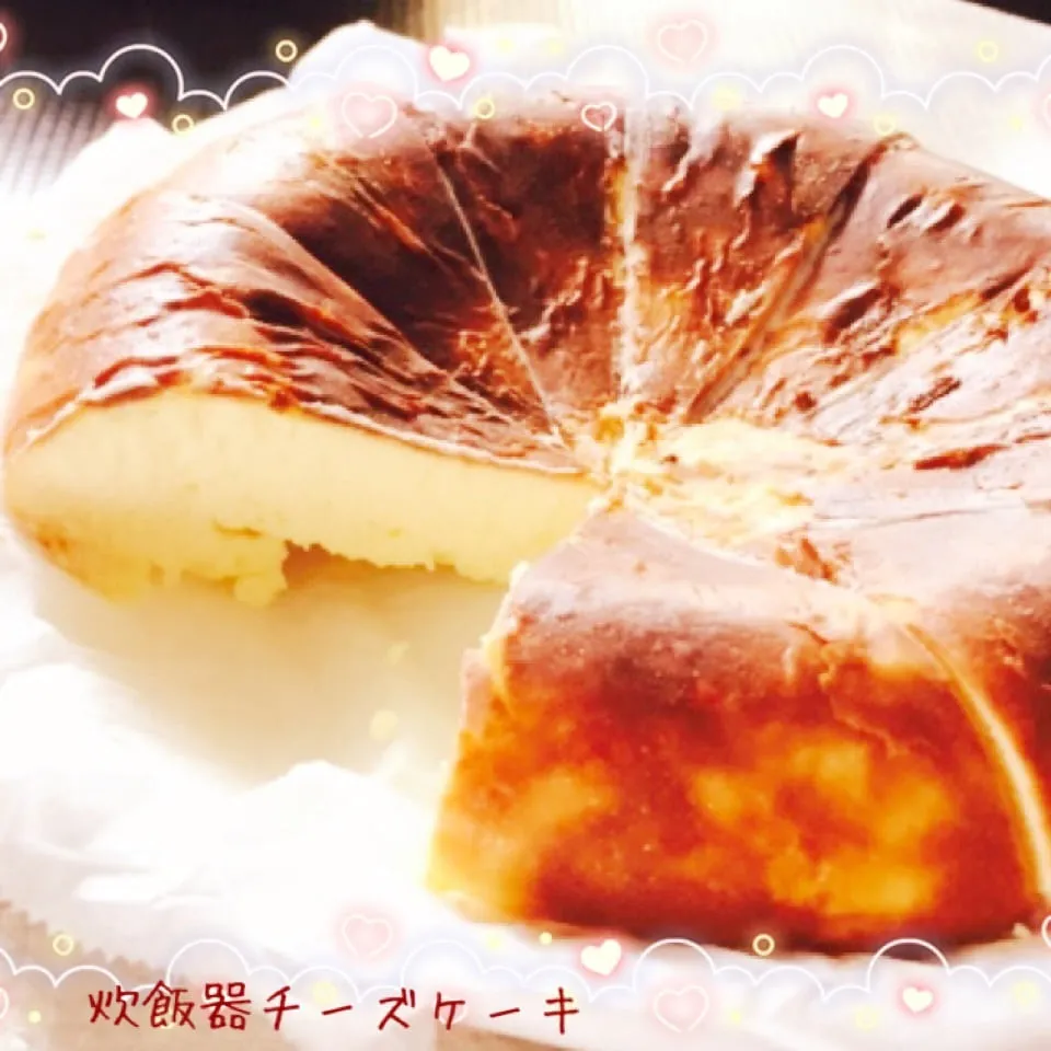 炊飯器でチーズケーキ|みぃママさん