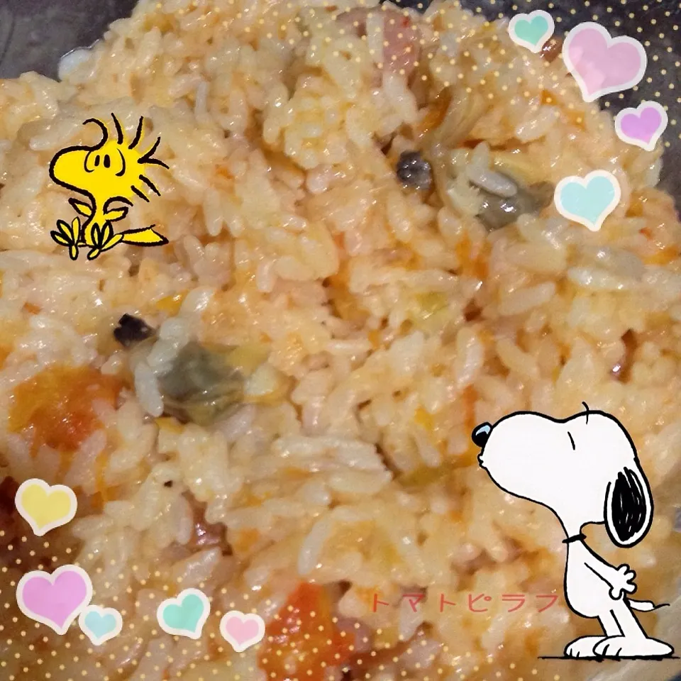 大変！誤発注★炊飯器でトマトピラフ|アリスさん