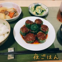 Snapdishの料理写真:ピーマンの肉詰め|まゆ子さん