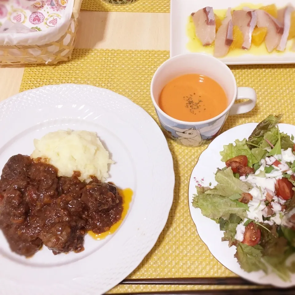 牛肉の赤ワイン煮込み|まゆ子さん