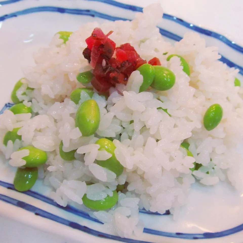 夏の終わりを感じるけど…お弁当に枝豆御飯おにぎり♪|cozy-cozy-kojiさん