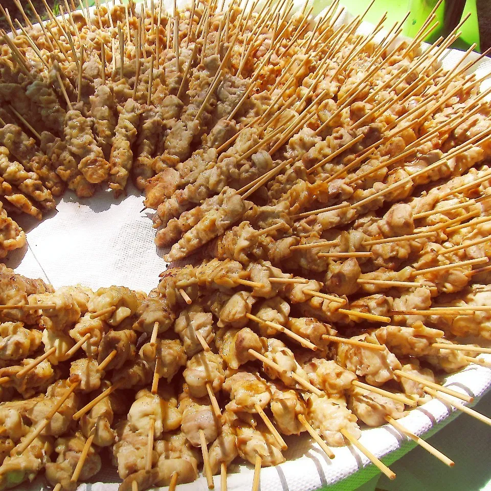 夏だ！祭りだ！焼き鳥だ！　備長炭の炭火焼きで６００本♪|cozy-cozy-kojiさん