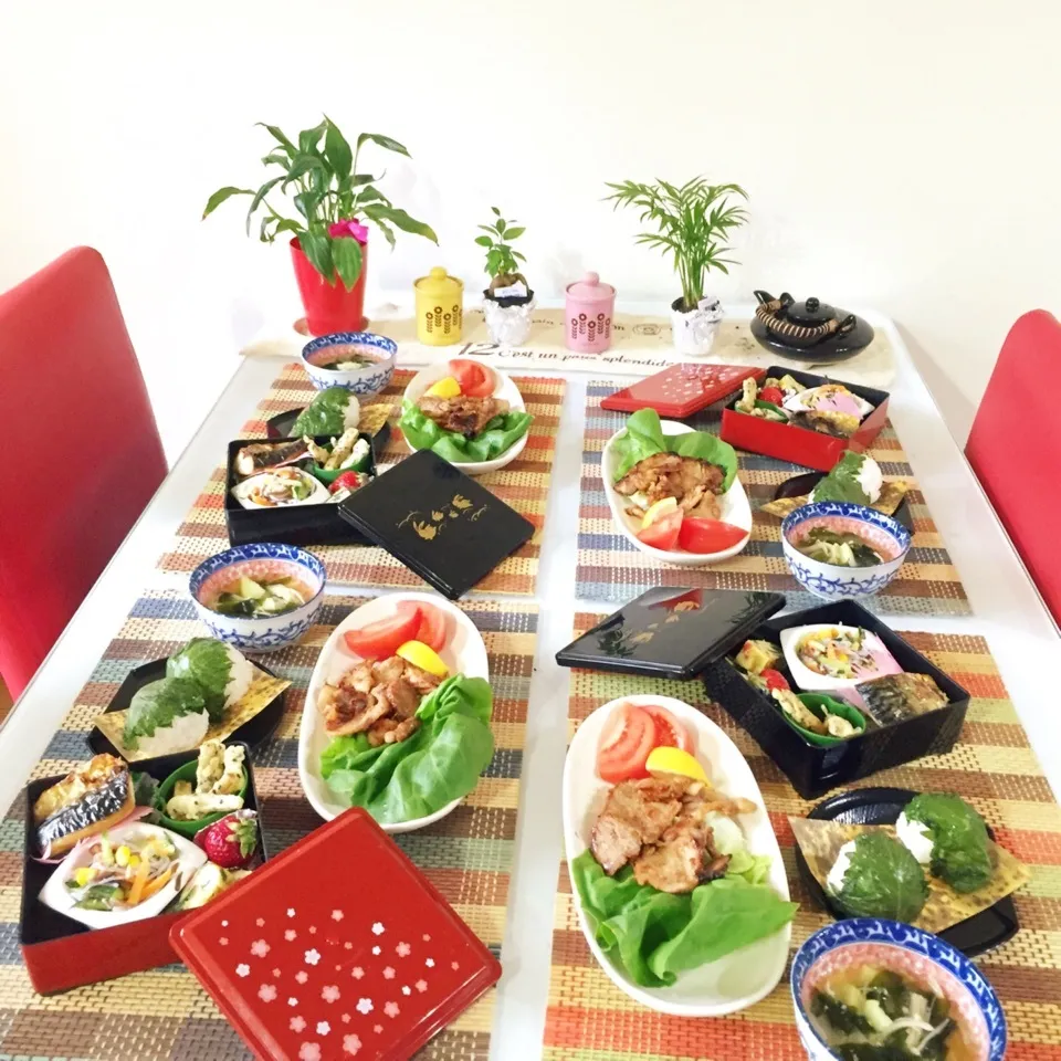 Snapdishの料理写真:〜お家で楽しむ！お花見弁当〜|ぷらっとさん