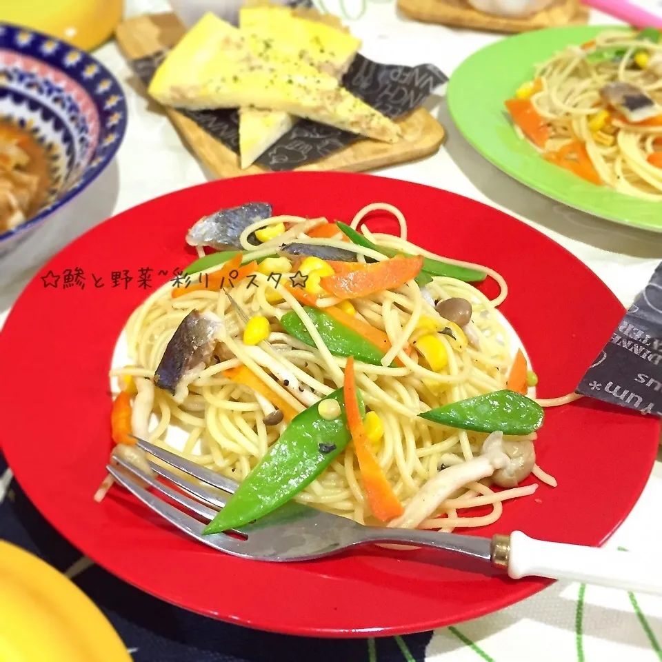 (๑◕ˇڡˇ◕๑) お魚をパスタで食べょー ‼️|ぷらっとさん