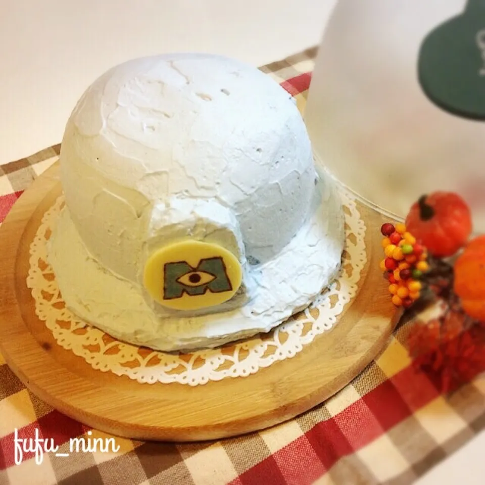 ヘルメット型ヨーグルトムースケーキ(*´˘`*)♡|fufu_minnさん