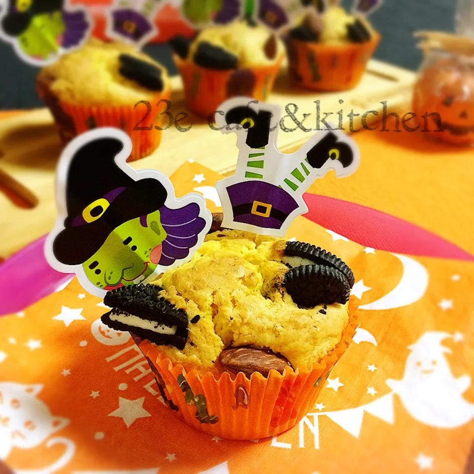 sarryさんのかぼちゃの生クリーム入りのマフィン♡|fufu_minnさん