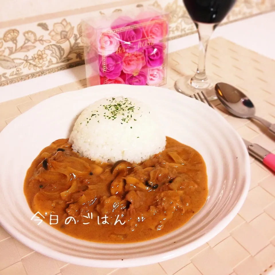 Snapdishの料理写真:ビーフストロガノフ♬|fufu_minnさん