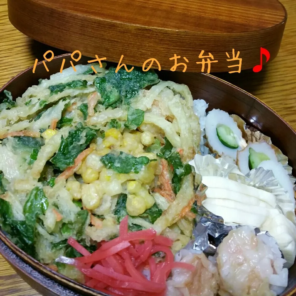 かき揚げ弁当🎵|cookieさん