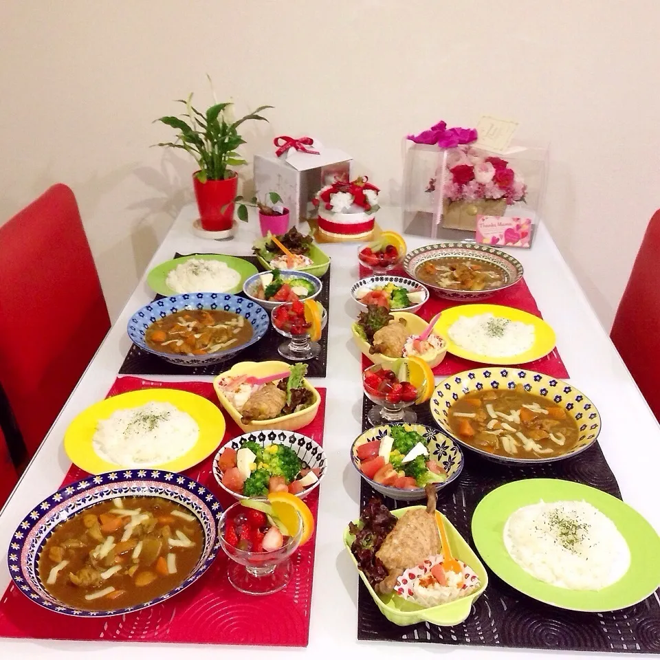 …本番前にお家で予行‼️娘が作った、チキンカレーでよるご飯＊|ぷらっとさん