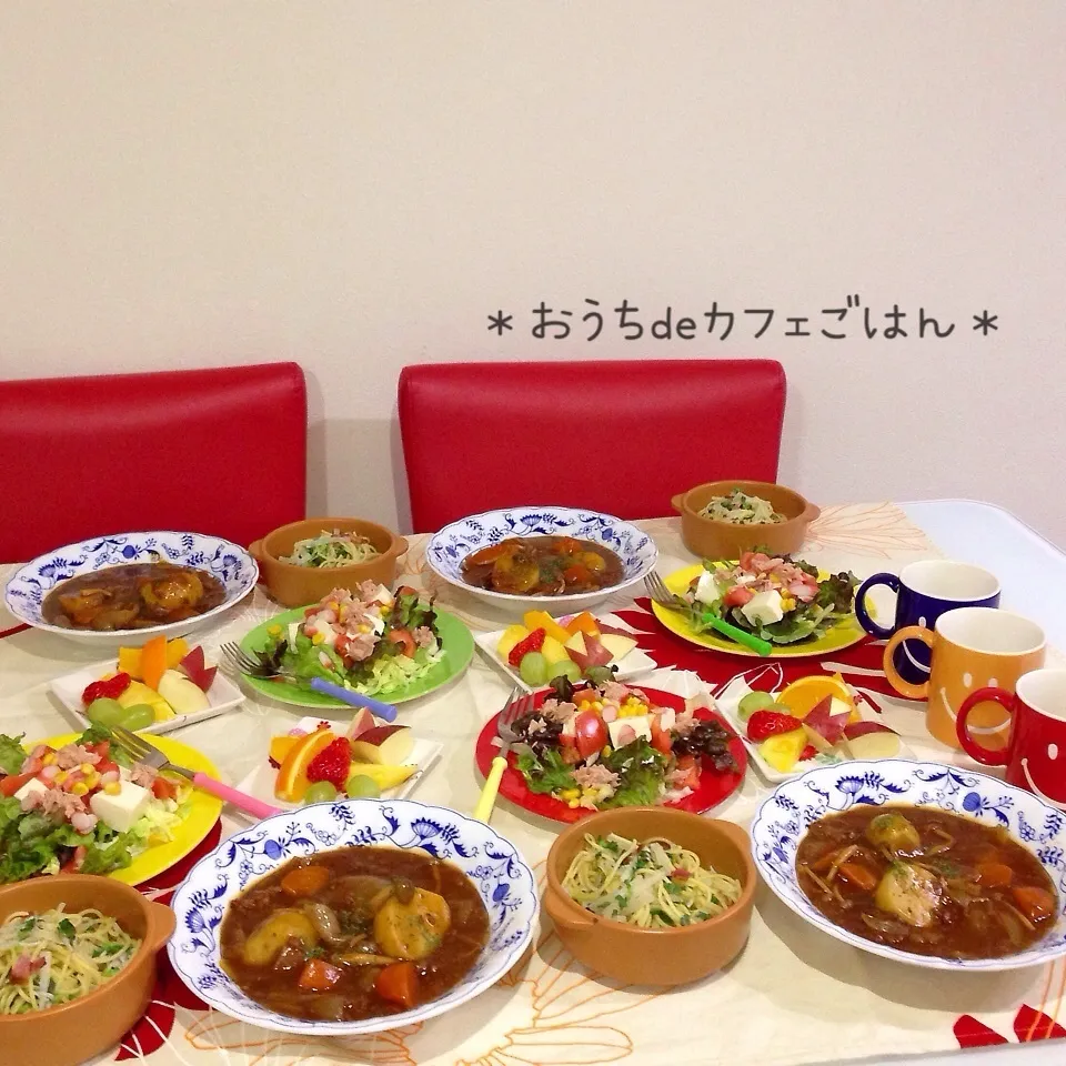 Snapdishの料理写真:(o^^o)久しぶりに洋食メニューdeいただきまーす|ぷらっとさん