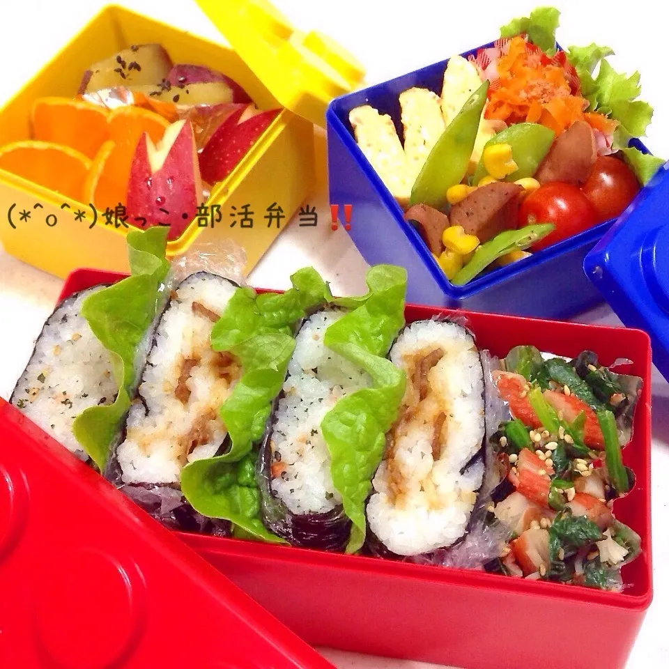 ♪(๑ᴖ◡ᴖ๑)♪ 初‼️おにぎらず de お弁当〜|ぷらっとさん