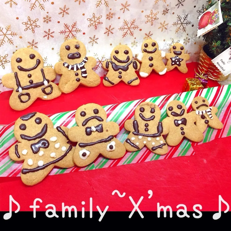 Snapdishの料理写真:(*^◯^*)全員集合‼️我が家の『Happy X'mas』|ぷらっとさん