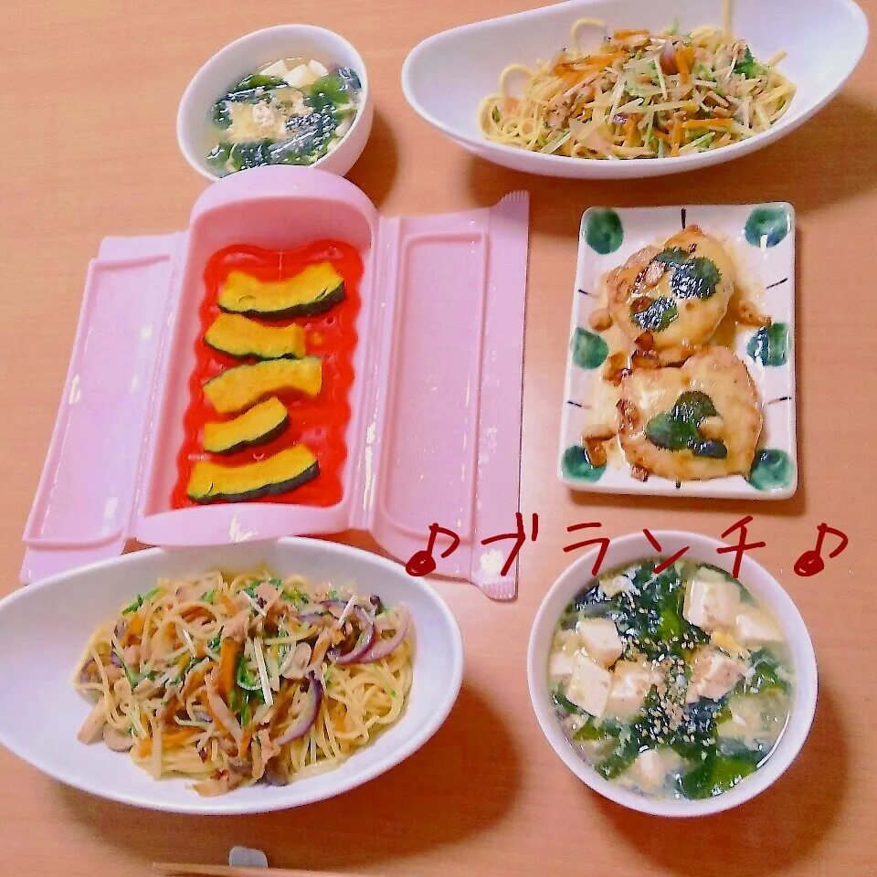 水菜とシーチキンのパスタ|A&Cさん