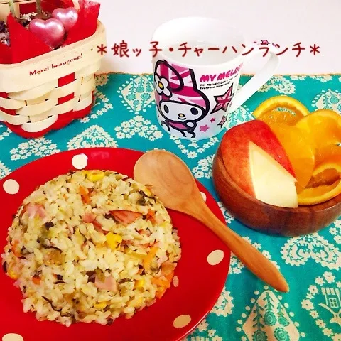 (*^o^*) 塾前に和風＊高菜チャーハンdeランチ〜♪|ぷらっとさん