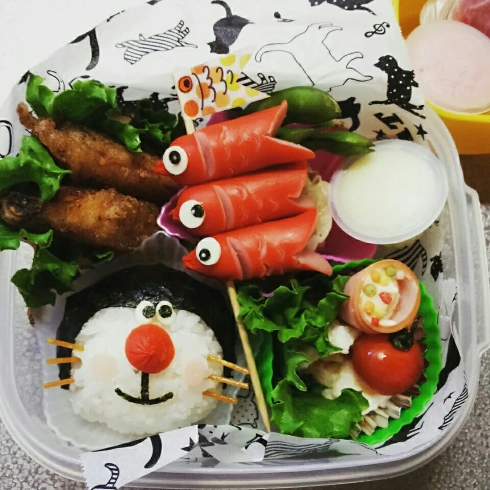 Snapdishの料理写真:幼稚園ドラえもんお弁当|ゆみごんさん