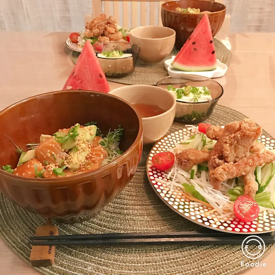 Snapdishの料理写真:2018.7.27 夕食|さくらさん