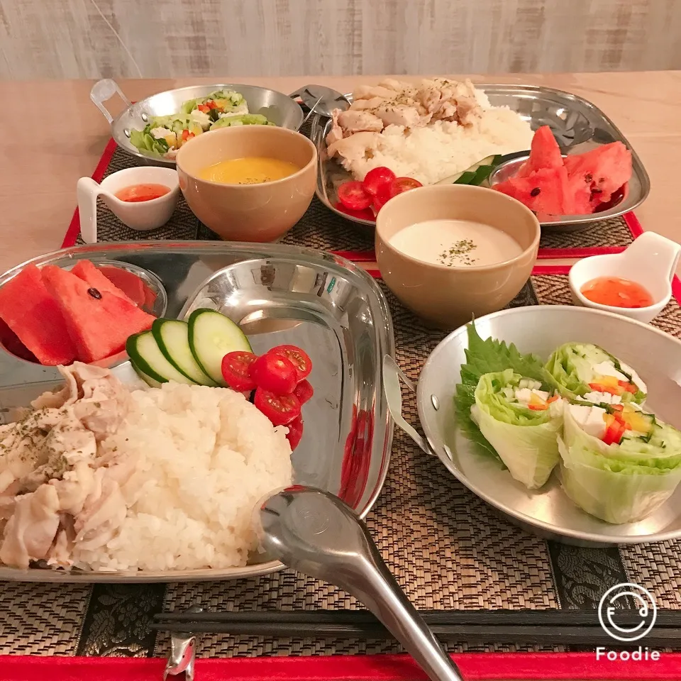 Snapdishの料理写真:2018.7.22 夕食|さくらさん