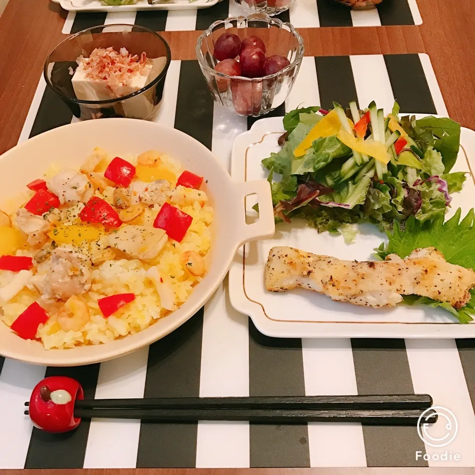 Snapdishの料理写真:2018.5.9 夕食|さくらさん