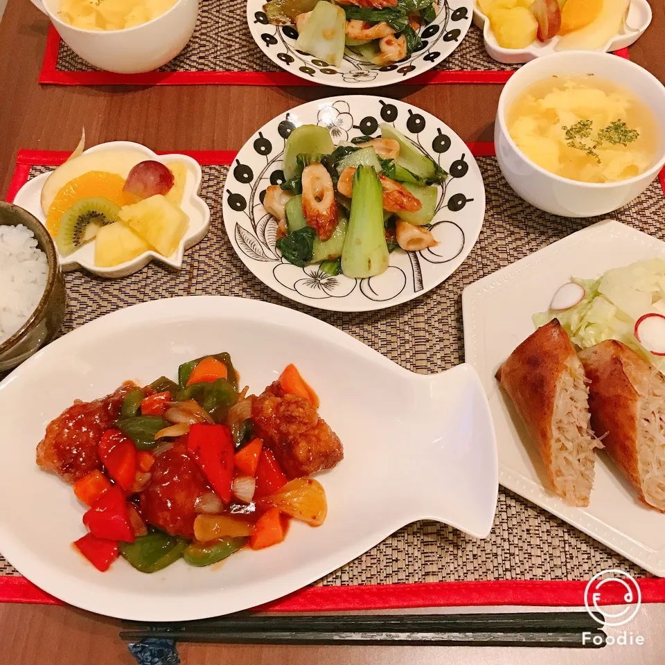 Snapdishの料理写真:2018.4.26 夕食|さくらさん