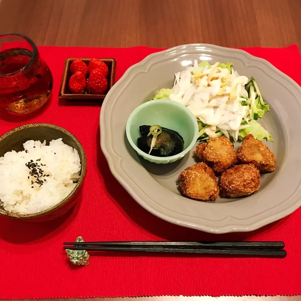 Snapdishの料理写真:2017.3.23 夕食|さくらさん