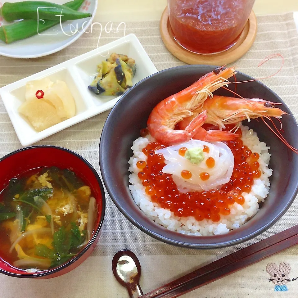 marikoさんのイクラの醤油漬けでお昼ご飯♡至福の味わい〜|★えっちゃん★さん