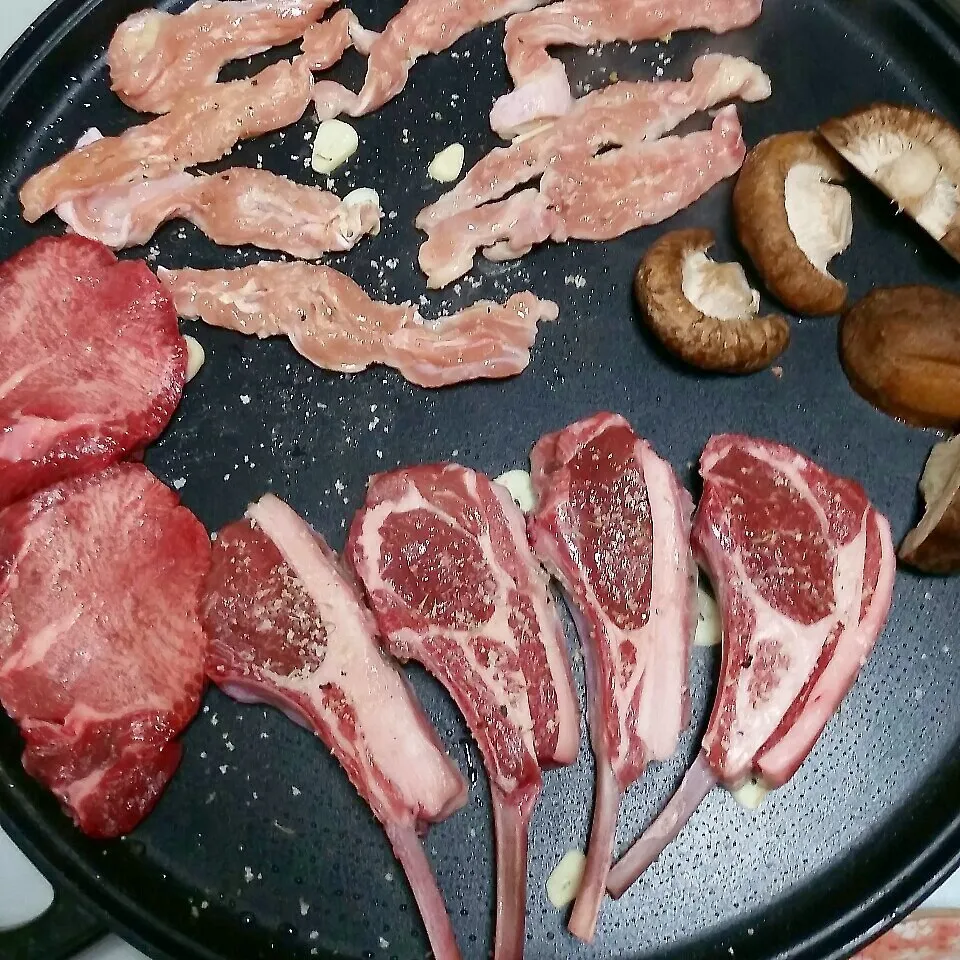 ラム肉、牛タン、せせり😍|かずよさん