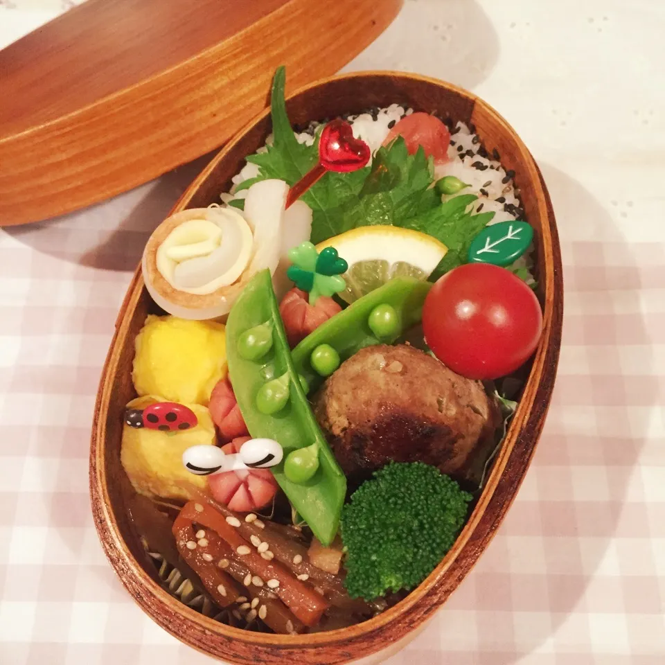 Snapdishの料理写真:4/21のお弁当(^_^)|Chiaki Hasegawaさん