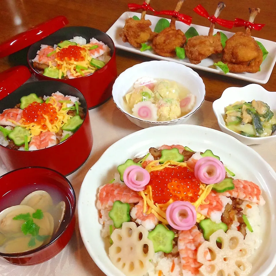 お雛祭りの晩ご飯♡|★えっちゃん★さん