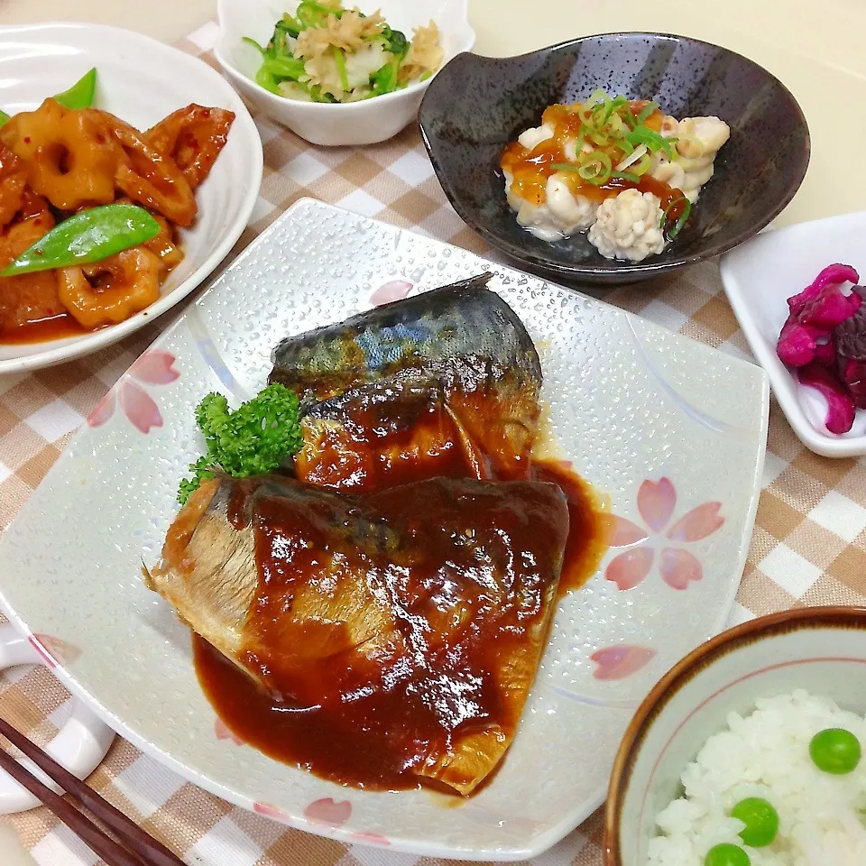 晩ご飯♡サバの味噌煮|★えっちゃん★さん