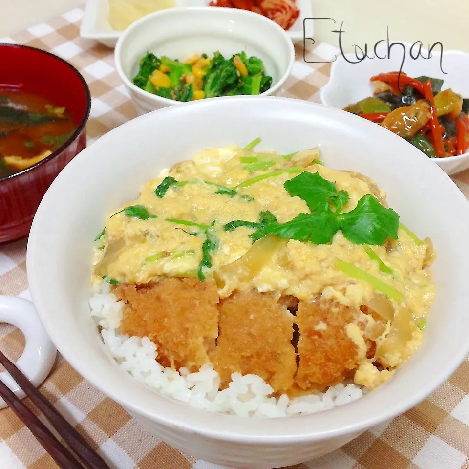 晩ご飯＊カツ丼|★えっちゃん★さん