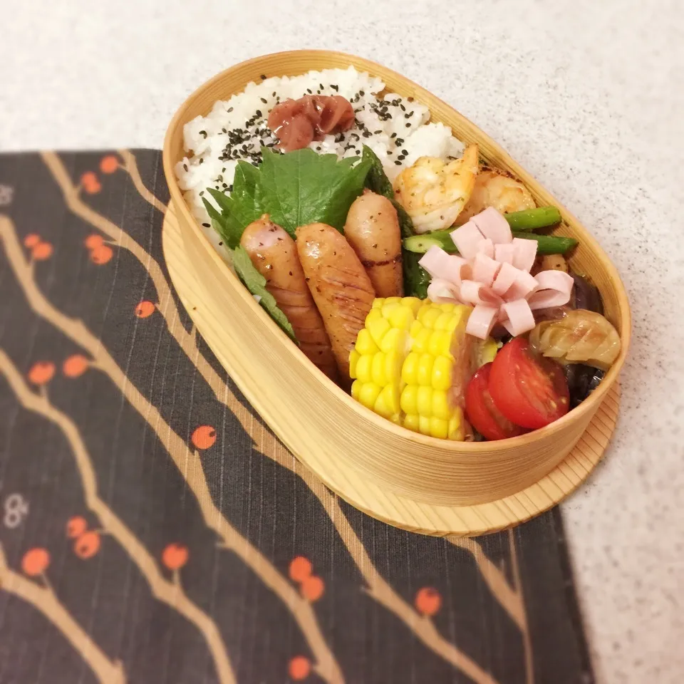 Snapdishの料理写真:高校生弁当0615|らんまるさん