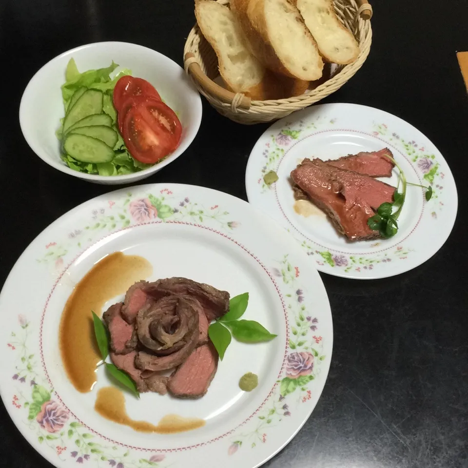 Snapdishの料理写真:ローストビーフ|みかんさん