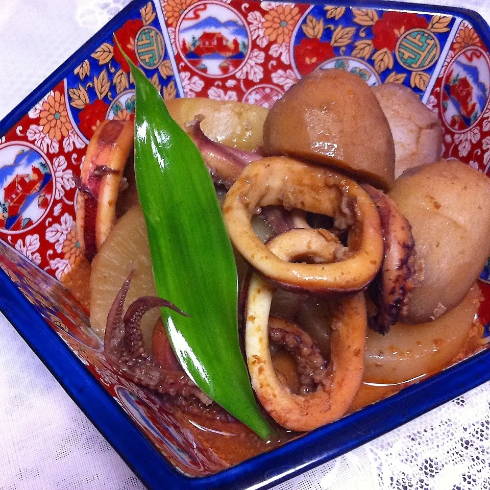 いかと里芋の煮物|みかんさん