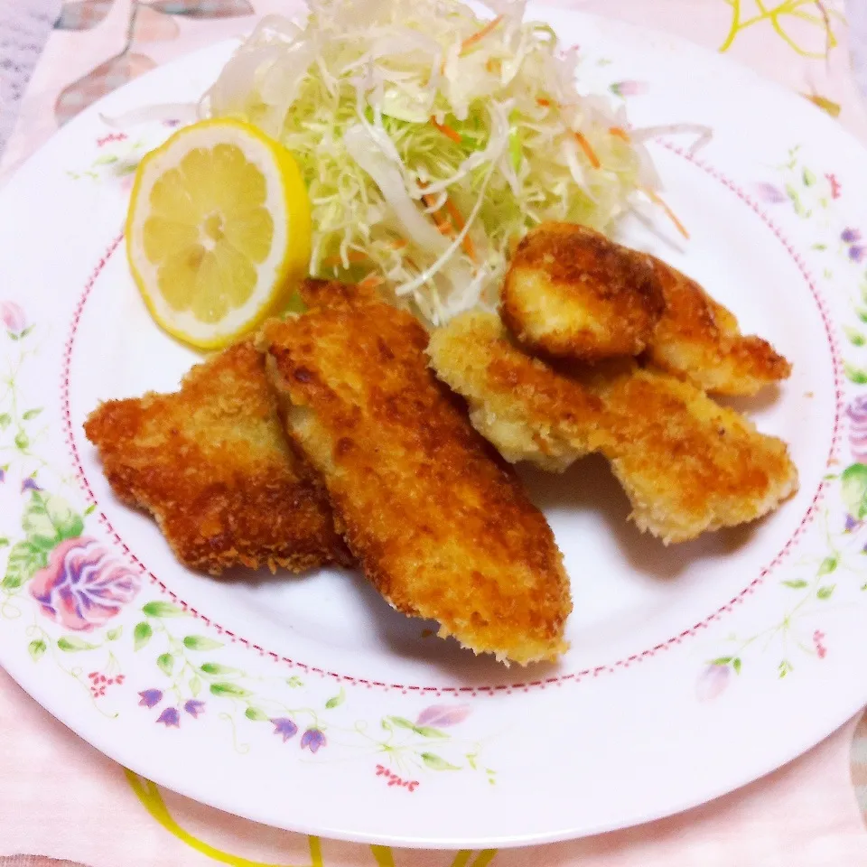 Snapdishの料理写真:チキンカツ|みかんさん