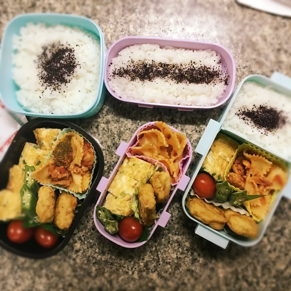 ファルファッレのトマトパスタ弁当|yukさん