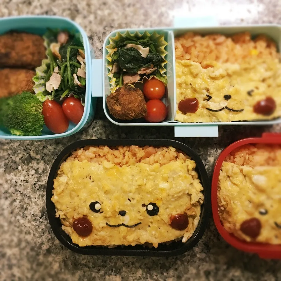 ピカチュウオムライス弁当|yukさん